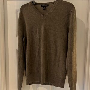 Banana Republic Brown V-Neck Sweater Classic Style